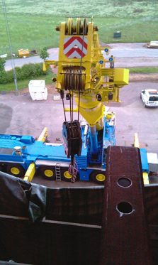 tungservice kran
